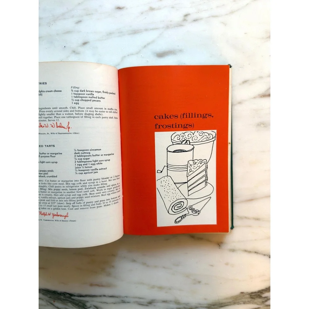 1970 Congressional Club Cookbook 8th Edition Washington DC Vintage Recipes